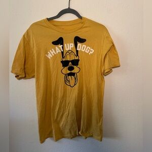 Yellow Pluto Graphic T-Shirt